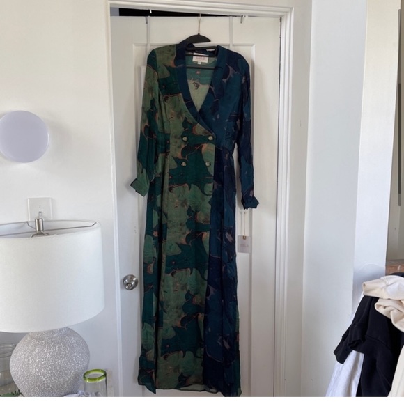 Stone Cold Fox Florence dress size 1, blue & green lily extremely rare - Picture 4 of 4